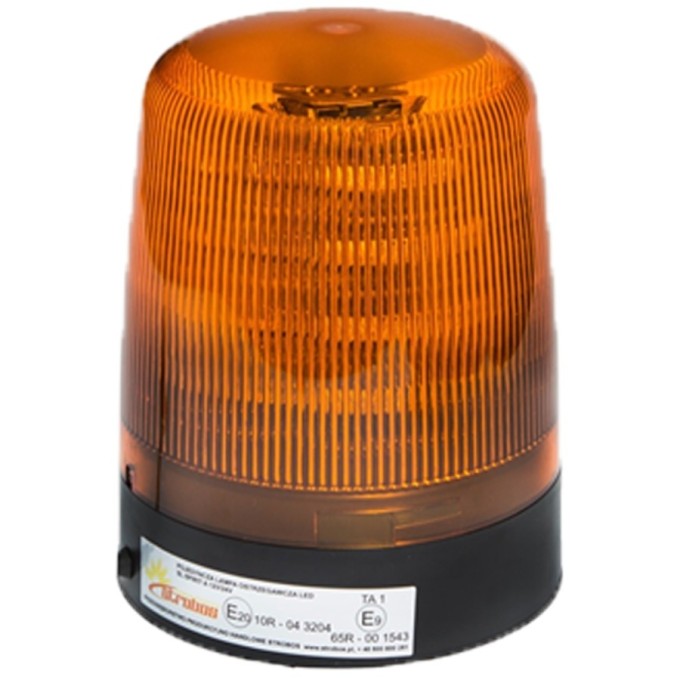 Girofar LED 12-24V 16 LED-uri de 3W 5 ani Garantie - Pridere fixa cu 1 punct (ax) de prindere